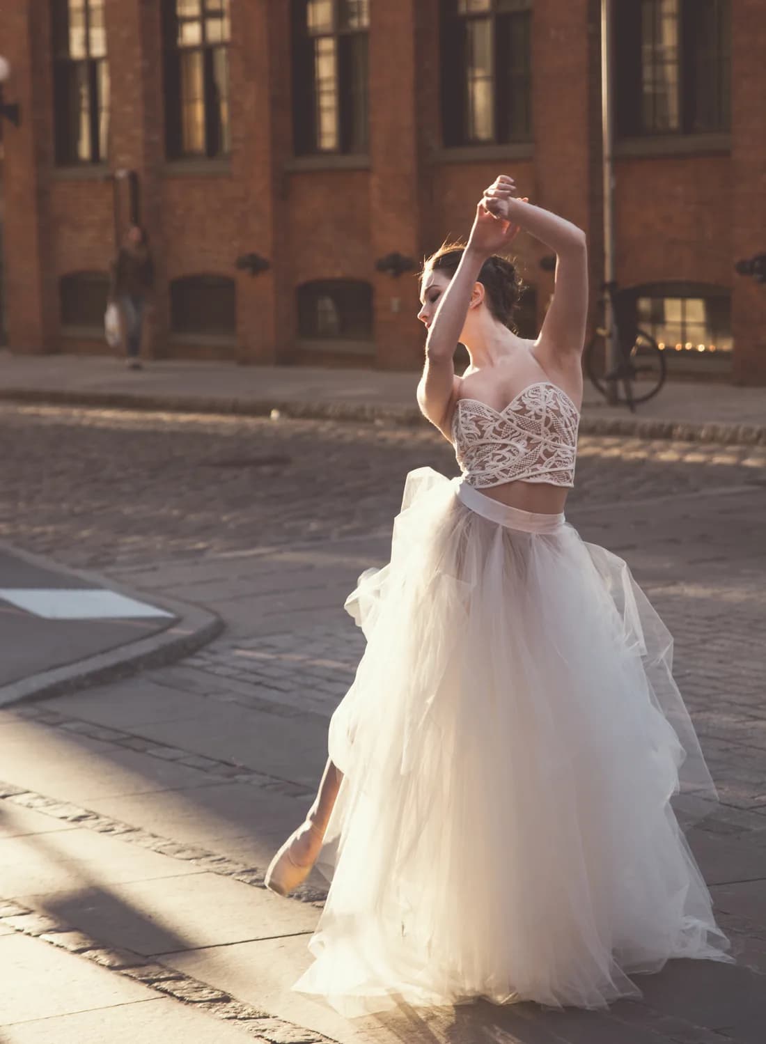 A dancer mid-movement